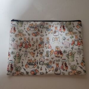 Beatrix Potter Zippered Print Pouch